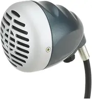 Superlux D112C Dynamic Harmonica Microphone – Hi-Z Blues Mic with Volume Control, 6.3mm TS Connector & Built-in 6m Shielded Cable, Plug into Guitar Amps, Ambidextrous Grip for Live Performance