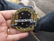Mission ISS International Space Station Hook & Loop Patch