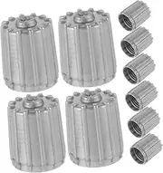 LIGHTAOTAO 10Pcs Plastic Tire Valve Caps with Sealing Rings for Cars Bicycles and Motorcycles Durable Valve Stem Caps for Auto and Bike Accessories Fit and Material