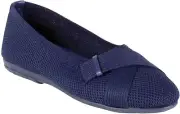 Gloria Vanderbilt Women's Ballet Flat, Comfortable Round Toe Cross-strap Design