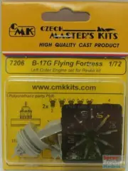 CMK7206 1:72 CMK B-17G Flying Fortress Left Outer Engine Set (REV kit) #7206