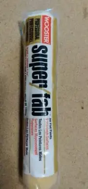Wooster Super/fab r240 14" 1/2" Nap Paint Roller Semi Rough Surfaces Yellow