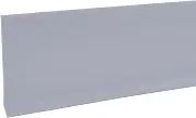 M-D Building Products 4-Inch x 60-Feet Dry Back Vinyl Wall Base, Flexible Dry Back Vinyl Trim with Toe - Easy Install Molding Trim for Floors and Baseboards, Silver Gray (73898)
