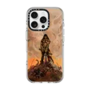 iPhone 16 Pro Clear Case MagSafe Compatible Conan The Barbarian by Frazetta Girls