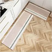 Non Slip Bath Mat Floor Mat Kitchen Non Slip Mat Household Water and Oil Absorption Long Strip Donnell Kitchen Floor Mat Doormat Non Slip Mat (Color : 50X80plus50X120cm, Size : Blue)