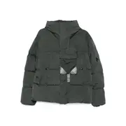 [C.p. Company] C. p. Company Lens-detail Hooded Puffer Jacket M GREEN