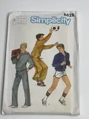 Simplicity Teen Boys Unlined Jacket Pants & Shorts Size 16 Uncut Sewing Pattern