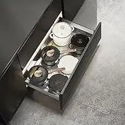 Shearer Crystal Pull Out Kitchen Drawer - with Drain Tray - Fits 900mm