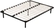 Double Metal Bed Frame with Black Finish - Bedroom Furniture