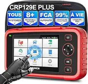 [LAUNCH] CRP129e Plus OBD2 Car Diagnostic Tool with All System, 8 Reset ABS/EPB/DPF/SAS/TPMS Reset/Battery Balance/Injector Coding/Oil/Throttle Valve, Lifetime Software Update