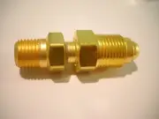 Brass Argon Inert Gas fitting RH ARGON x 1/4 Pipe Thread fitting Western A-414