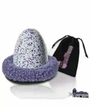 100 PCS Egghead Bed Purple Nest 6.5” Fleece Egg Accessory For Hatchimal NO TOY