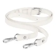 Leather Shoulder Bag Handle Purse Strap Handbags Belt Strap 41-51" Long (White)