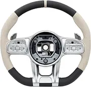 Steering Wheel ，Compatible With Mercedes Benz AMG W117 W166 W177 W197 W205 W212 W213 W216 W217 W218 W222 W253 W257 GLE G63 GLC C63(Style 01)