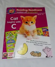 Pre-K - K A+ Reading Readiness Workbook with Reward Stickers