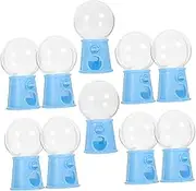 Zerodeko 12pcs Mini Candy Dispenser Gumball Machine Compact Plastic for Fun Vending Machine for Lollies and Gumballs Creative Play and Parent Interaction