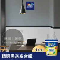 在飛比找蝦皮商城優惠-【Dulux得利】A986 全效合一竹炭乳膠漆 精選黑灰色系