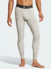 NEW MEN'S ADIDAS TECHFIT COMPRESSION LONG TIGHTS ~ SIZE SMALL #IR8225