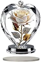Kuntesetty Acrylic 2D Flower Decorative Plate Art Craft of Waterproof Art Adorno Based for Chimney Decoration, Style A