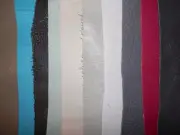 10 pcs Various Colored Leather Remnants / Scraps Various Thickness #623