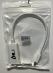 DR.J Mini Displayport To HDMI Adapter PX1003 - White 10.5"