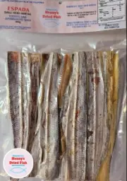 3x Dried Flat UNSALTED ESPADA 100g VacPac (NON-FROZEN) 3×Packs