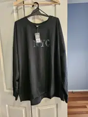 Autograph Sequined sweatshirt. NWT Size Xxl (24-26)