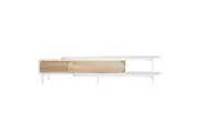 Novia 220-270cm Extendable Entertainment Unit - White