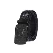 Leather Belt Men's Business Automatic Buckle