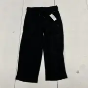 Old Navy Black Go-Dry Cool Mesh Track Pants Boys Size XS NEW