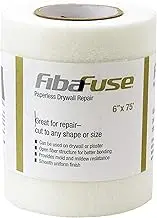 FibaFuse FDW9018-U 6" X 75' Paperless Drywall Repair, White
