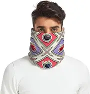 [Caihoyu] Winter Scarf Pullover Scarf for Men &Women Soft Thick Face Ski Mask Scarf Cold Weather Outdoor Sports Berry Square Argyle Plaid Bright, Multicolor