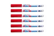 12PK Artline 440 Permanent Paint Marker 1.2mm Bullet Nib Fade Proof Pen Red