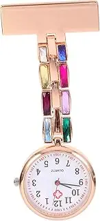 [VALICLUD] Pocket Watch Pin Watch For Nurses Watches for Men Fashion Watches for Women Clip on Nurses Watch Vet Nurse Fob Nursing Clip Watch Lanyard Watch Backpack Fob Watch Breast Alloy