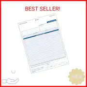 Adams Contractor Invoice Forms, 8.5 x 11.44 Inch, 3-Part, Carbonless, 100-Pack,