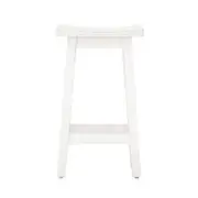 Tokyo Timber Bar Stool - White
