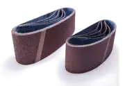 10x TAF 75x610 SANDING BELT ALOX LINISHING HEAVY DUTY COTTON CLOTH #40-#120