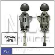 Nice Door Lock Barrel - Pair, NDL133F