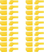 Respicefinem 20PCS 4mm Insulated Safety Banana Plug Connector Housing for RC Connector Socket Red Made of PA Material with Model 22160 and Approx 80g Weight Suitable for (Yellow)