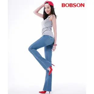 BOBSON 女款膠原蛋白小喇叭美肌褲8085-58