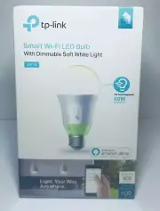 TP-Link Smart Wi-Fi LED Bulb 60W Equivalent led Bulb, White, Dimmable New