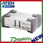 Aten 2 Port USB KVMP Switch with audio and USB 1.1 Hub - Cables Included