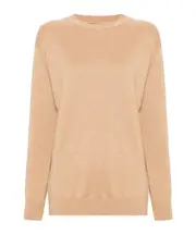 lurex-embellished jumper IT40 BEIGE