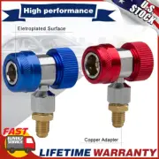 High & Low Quick Couplers Adapters A/C HVAC Manifold Gauge Connector Kit (for: BMW)
