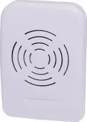 9-15V DC Slimline Panel Piezo Alarm Siren White