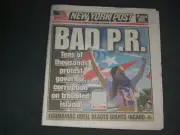 2019 JULY 23 NEW YORK POST NEWSPAPER - PUERTO RICO - THOUSANDS PROTEST GOVERNOR