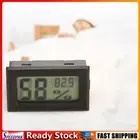 Mini Digital LCD Temperature Humidity Meter Thermometer (Black Fahrenheit)