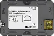 PoE Injector 150W GigE Passive Power Over Ethernet Injector DC48 to 57V Input for V2 Dishy Gen 3 Satellite Accessories
