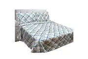 Hotel Living 3 Pce Light Weight Comforter Set Queen/King Oscar Crisscross Comforter Sets Queen