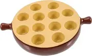 Escargot Baking Dish Plate for Snails High Temperature Resistant Dishwasher Safe Shell Dish for Home Restaurant Use